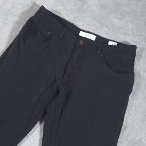 Brax Chuck Pants Mens 33x32 (Fit 32x29) Black Lounge Flex Jersey Jogger 5 Pocket